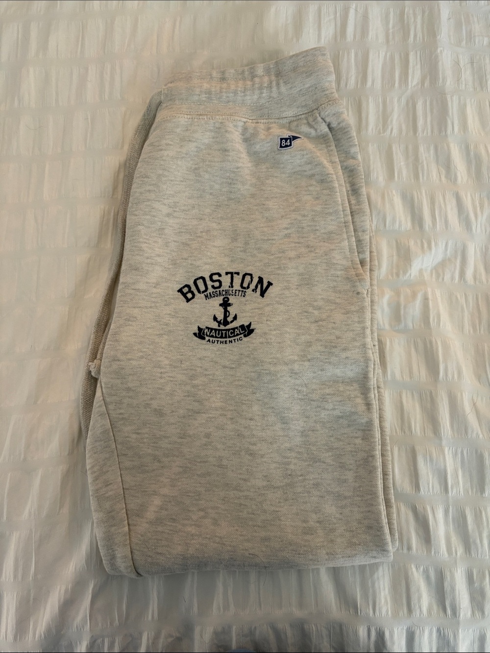 Unbranded Light Gray 'Boston' Nautical Sweatpants